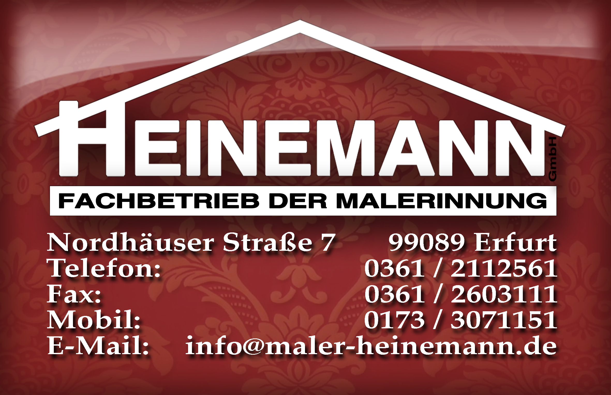 HEINEMANN GmbH - Fachbetrieb der Malerinnung Erfurt